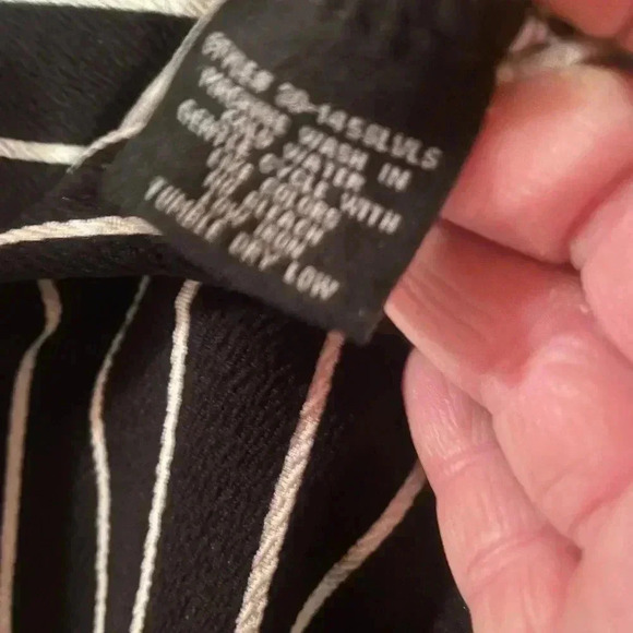 FREE💕 with purchase Woman’s sleeveless dress Seduction, black/white stripe, - Picture 4 of 16